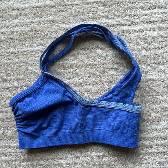 Athleta Athleta's Namaste Seamless Bra Racer Back Strappy Athletic Gym Sz Small - Picture 3 of 15